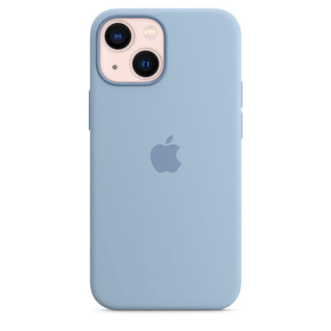 Чехол LUX Silicone Case на iPhone 13 Blue fog with MagSafe